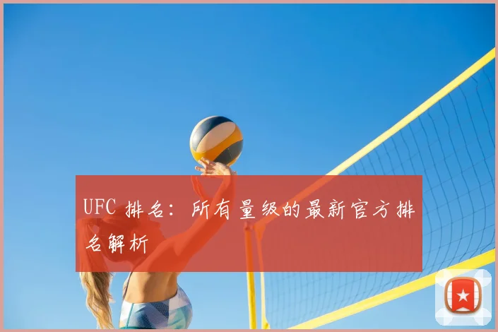 UFC 排名：所有量级的最新官方排名解析